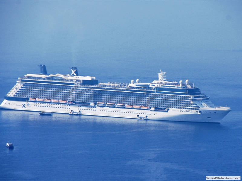 Our cruise ship the Celebrity ' Equinox'