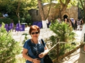 Kris at the retirement home of the Virgin Mary near Ephesus